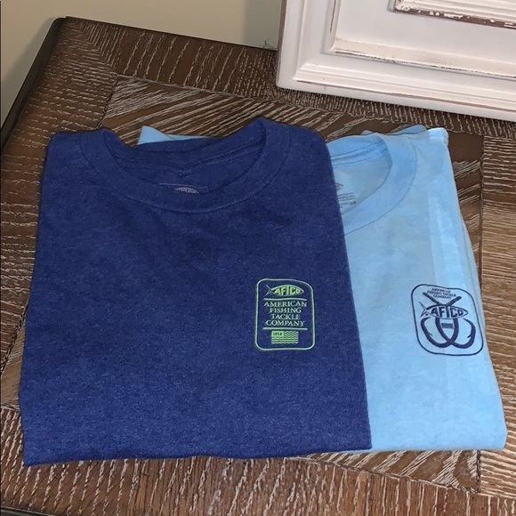 Two aftco T-Shirts - Picture 1 of 3